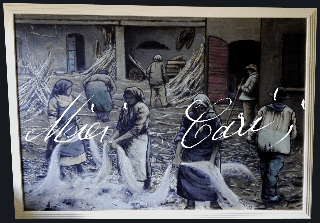 Giulio Turci, LA GRAMOLATA, 1952, Santarcangelo di Romagna