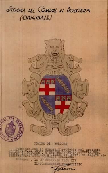 Lo stemma del Comune di Bologna e la&nbsp;simbologia